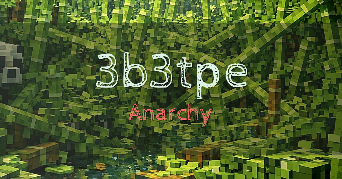 Banner for 3b3tpe Anarchy