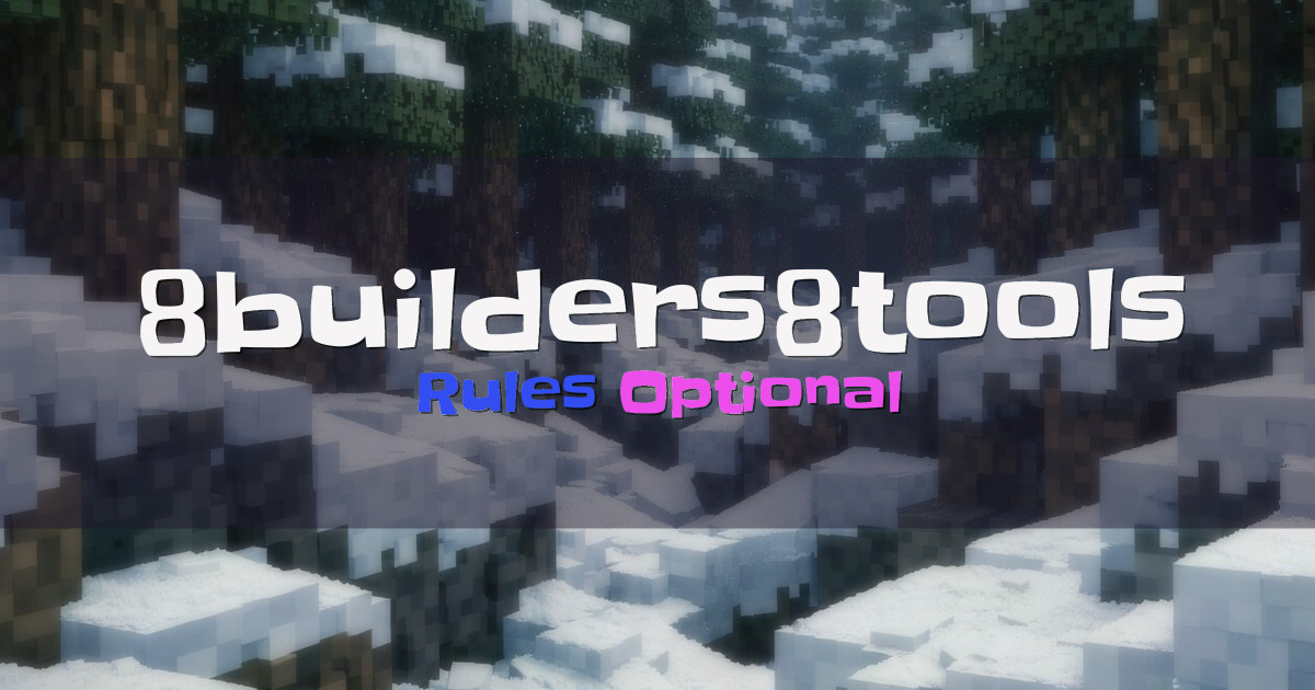 8builders8tools Anarchy Minecraft server