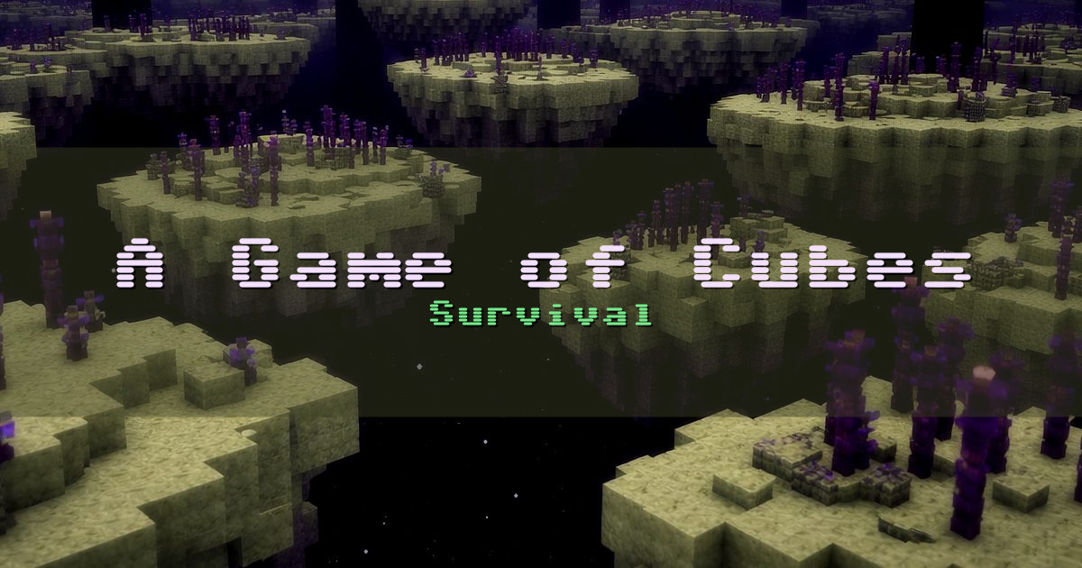 A Game of Cubes Survival Minecraft server