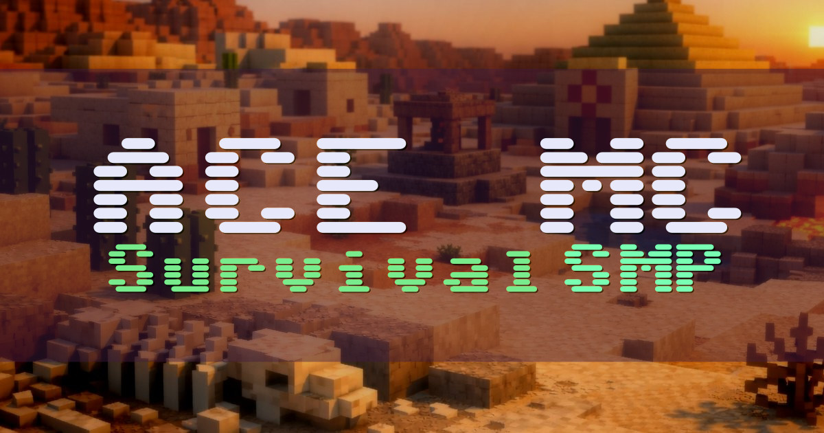 Banner for ACE MC Survival SMP