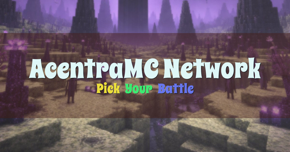 AcentraMC Network Minecraft server