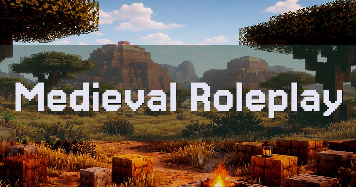 Banner for Age of MC Text Based Medieval Roleplay (play.ageofmc.com)