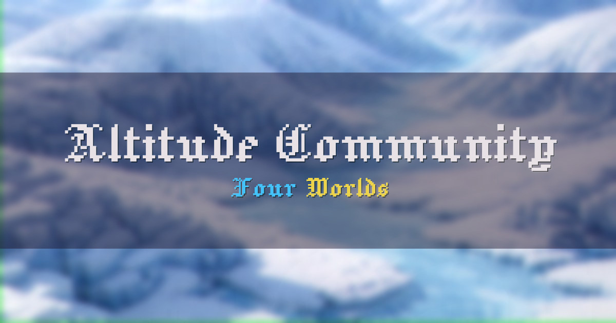 Altitude Community Survival Minecraft server