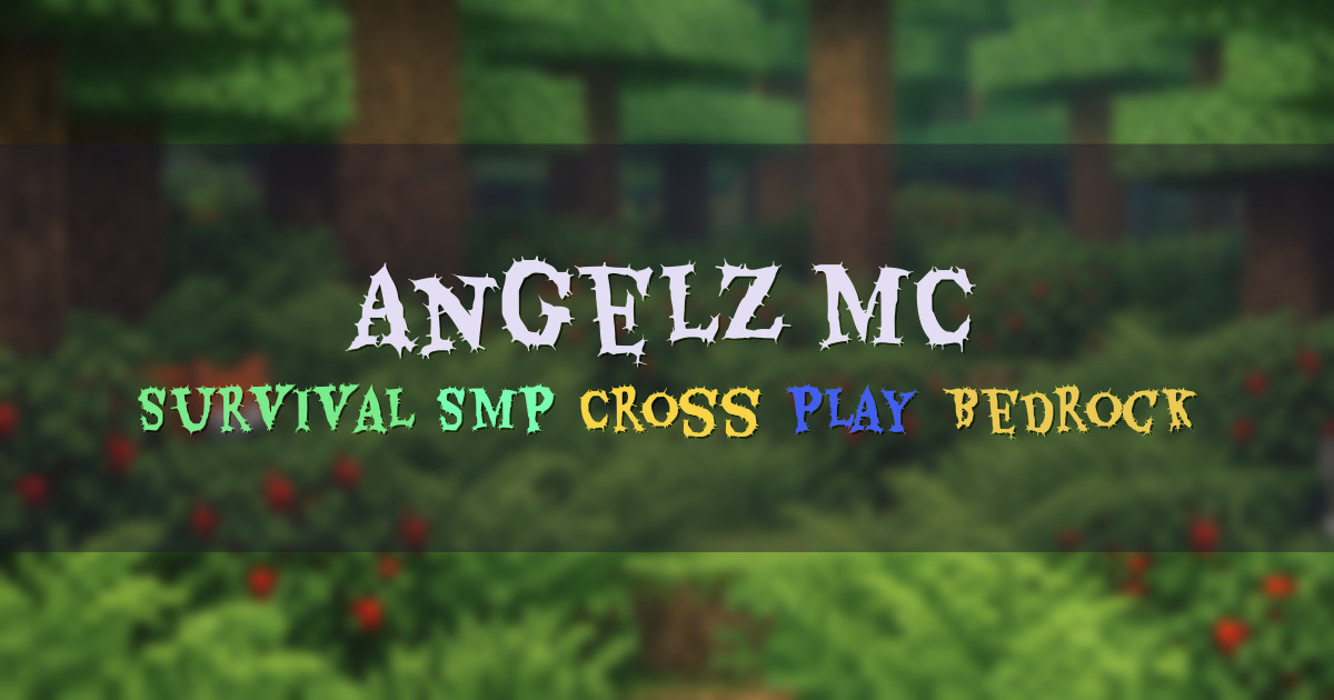 Banner for Angelz MC Cozy Survival SMP (play.angelzmc.net)