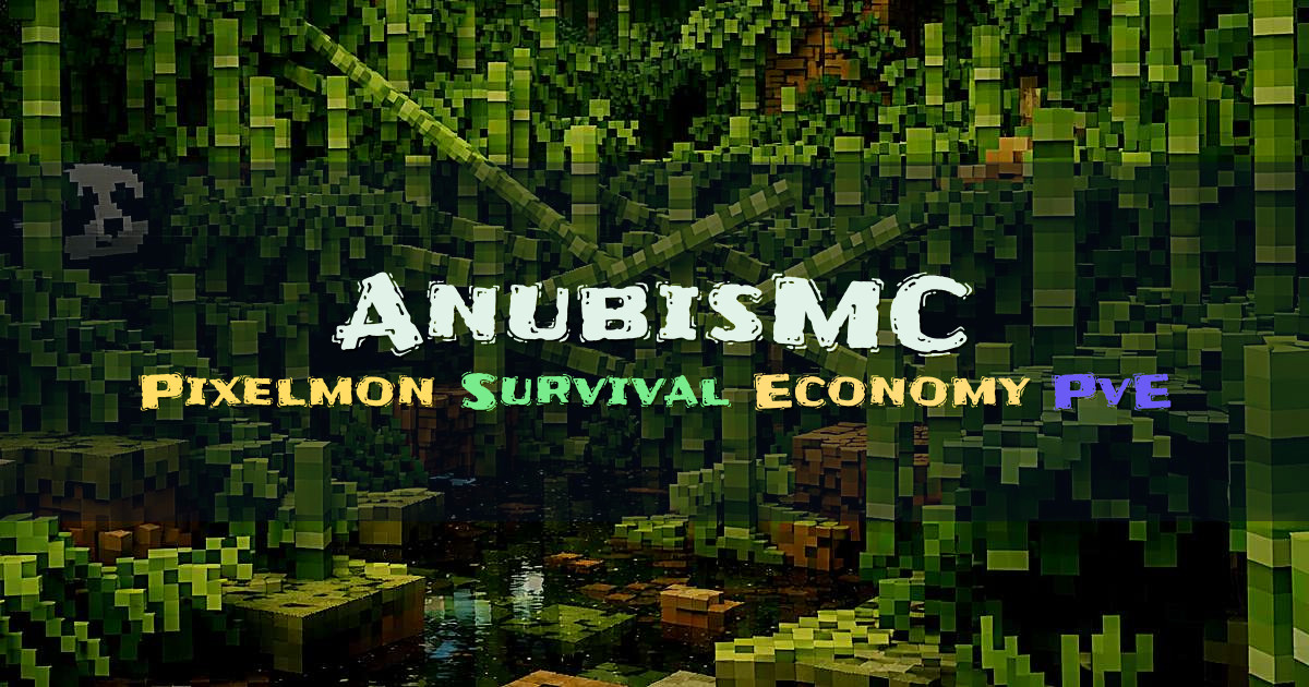 Banner for AnubisMC Pixelmon Reforged Survival (play.anubismc.com)