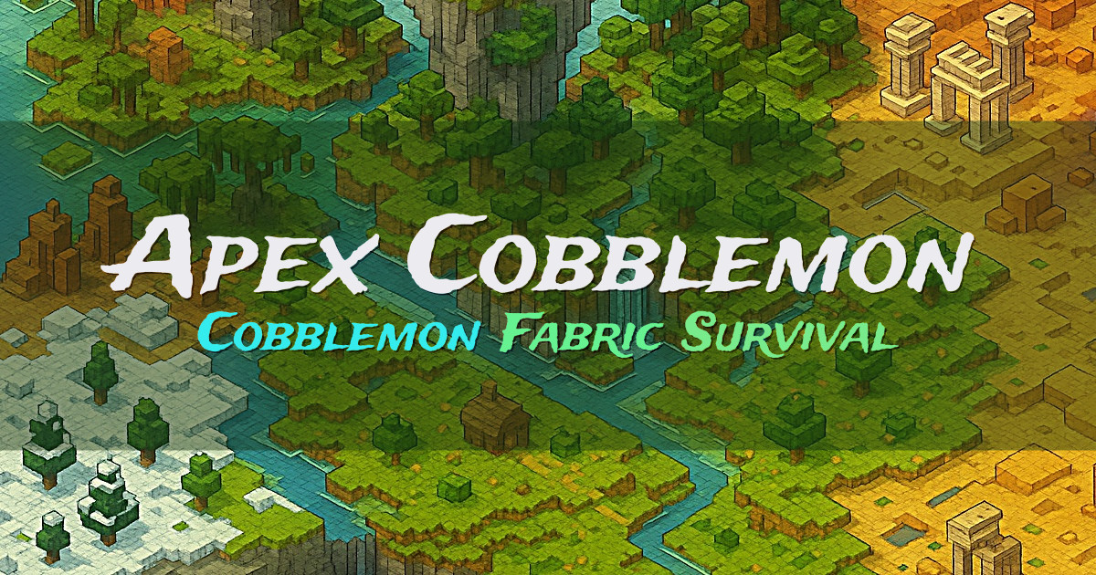 Banner for Apex Cobblemon Cobblemon 1.7.3 Fabric Survival