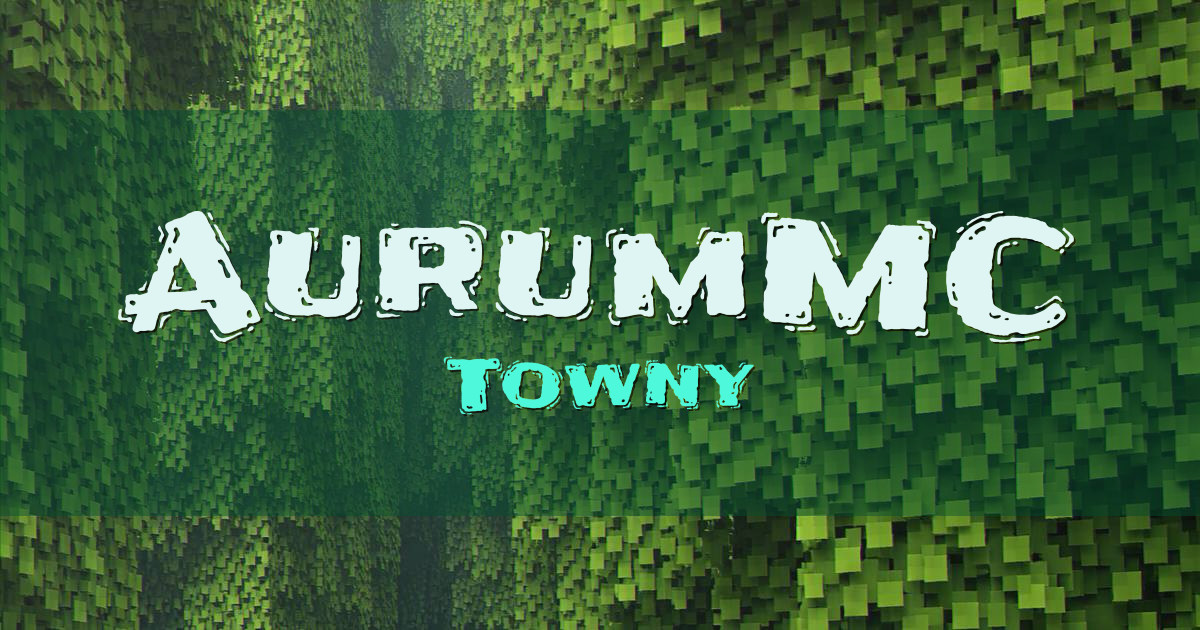 Banner for AurumMC Towny (play.aurummc.com)