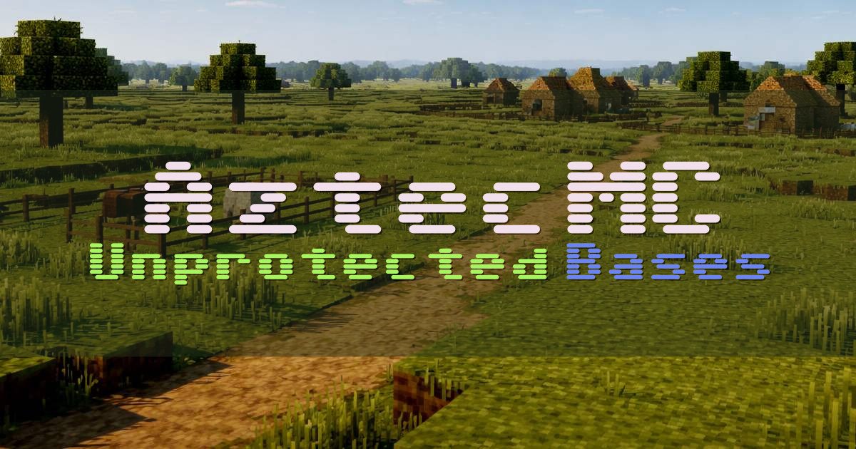 AztecMC Raiding Minecraft server
