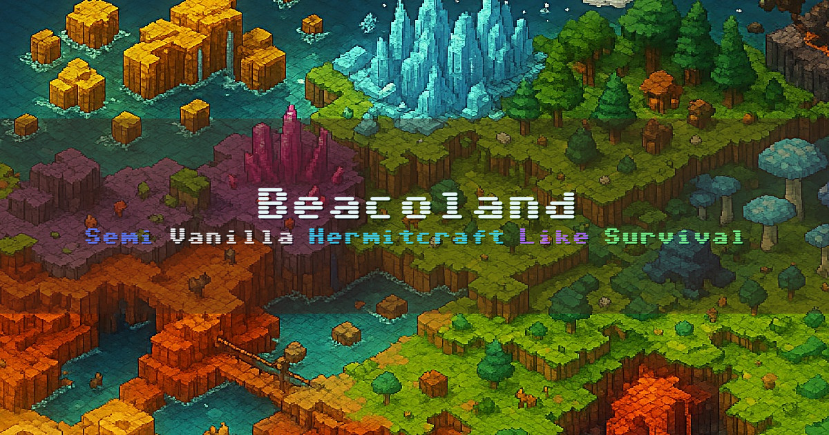 Banner for Beacoland Semi Vanilla Hermitcraft Like Survival