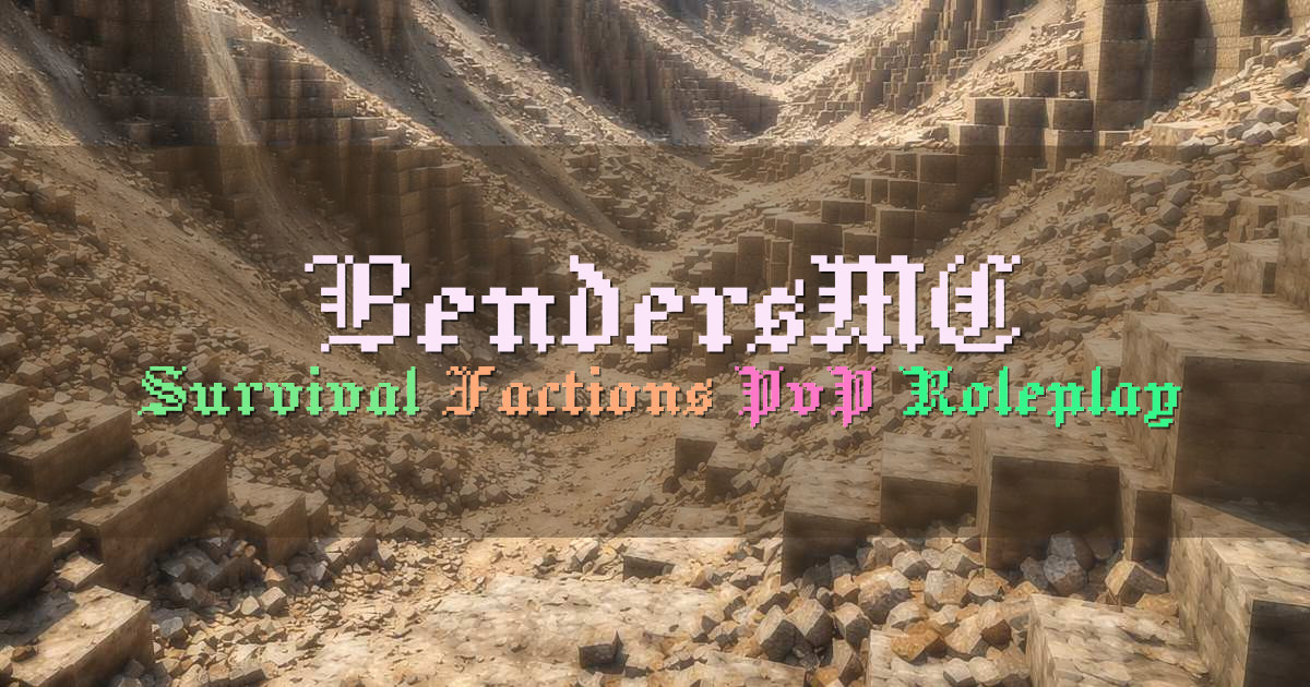 Banner for BendersMC Elemental Bending Survival and Factions (play.bendersmc.co)