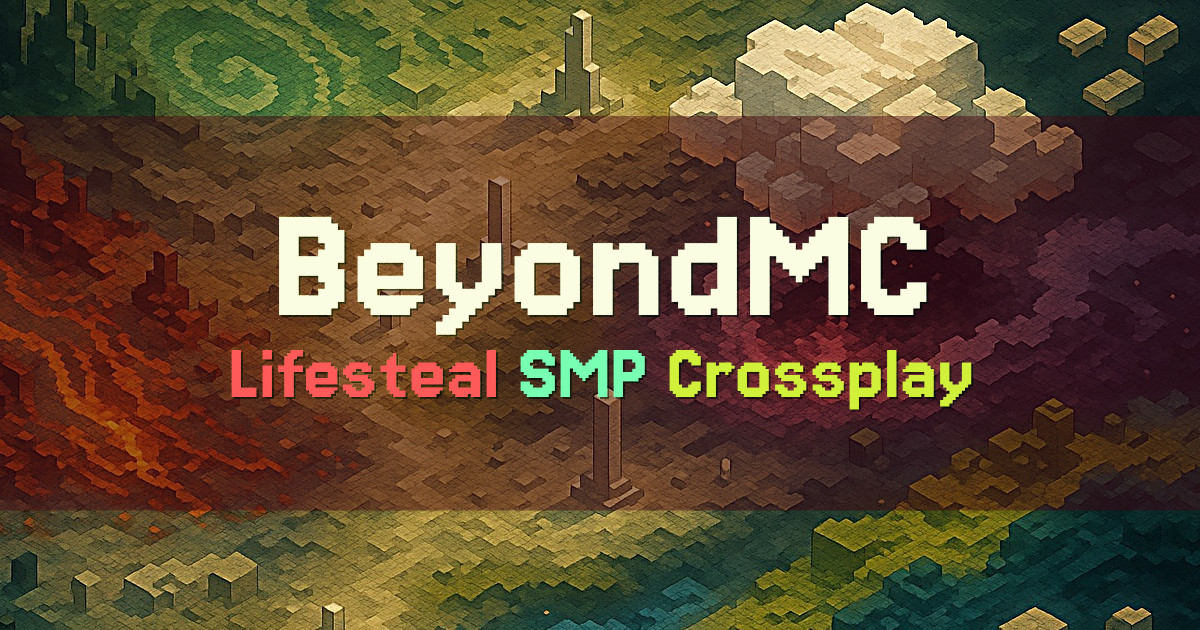 Banner for BeyondMC Lifesteal SMP (beyondmc.net)
