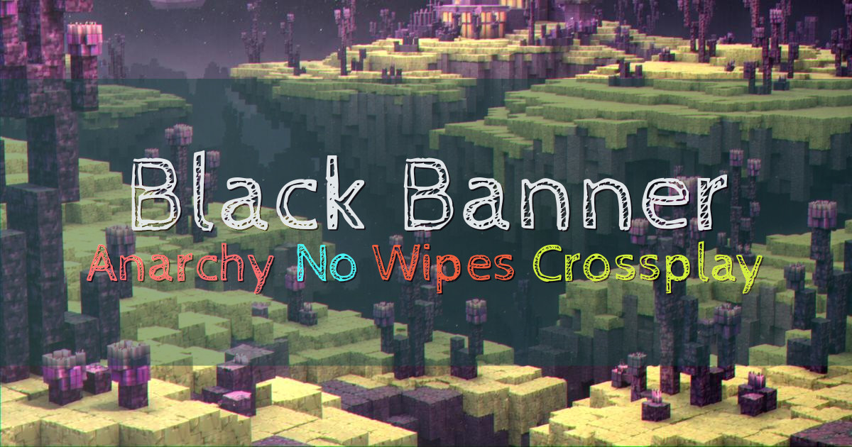 Banner for Black Banner No Wipe 1.21 Anarchy (blackbannersmp.net)