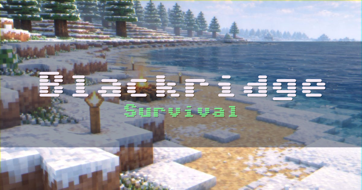 Blackridge Survival Minecraft server