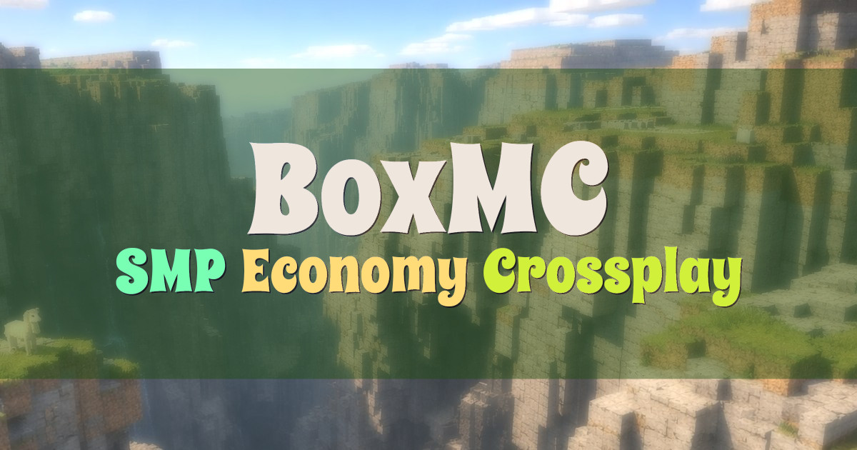 Banner for BoxMC BoxSMP Challenge SMP (boxmc.net)