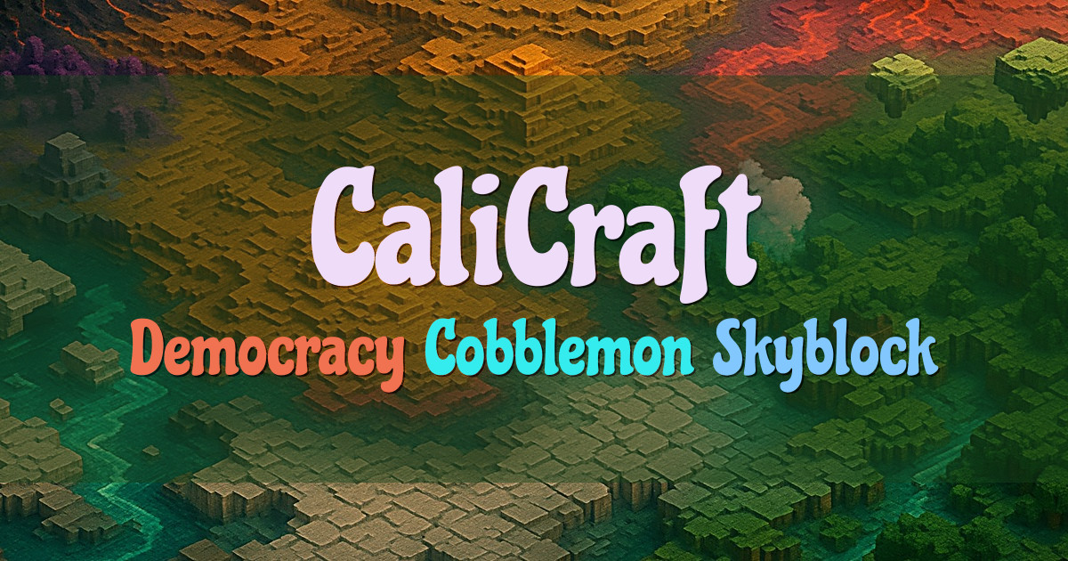 Banner for CaliCraft Player Run Democracy with Cobblemon (calicraft.mc.gg)