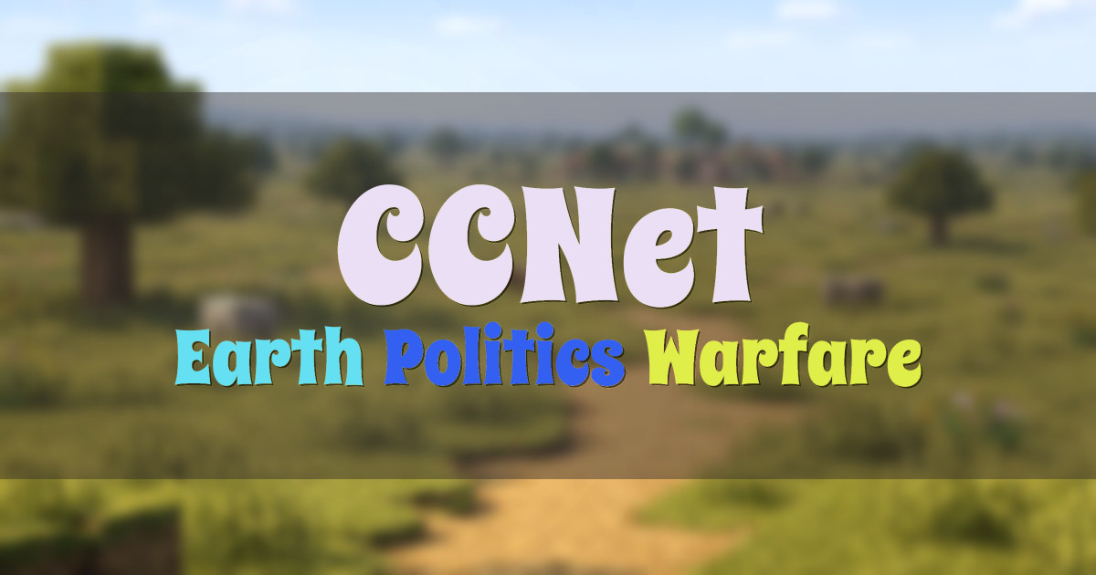 Banner for CCNet Nations Geopolitical Sandbox on Earth