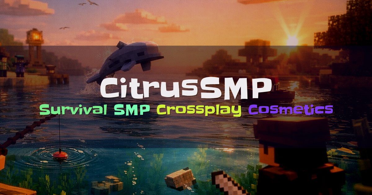 Banner for CitrusSMP Crossplay Survival SMP (play.citrussmp.net)