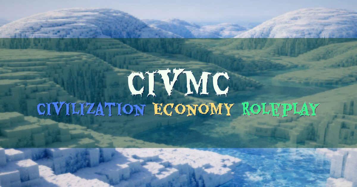 Banner for CivMC Player Driven Civilization Server (play.civmc.net)