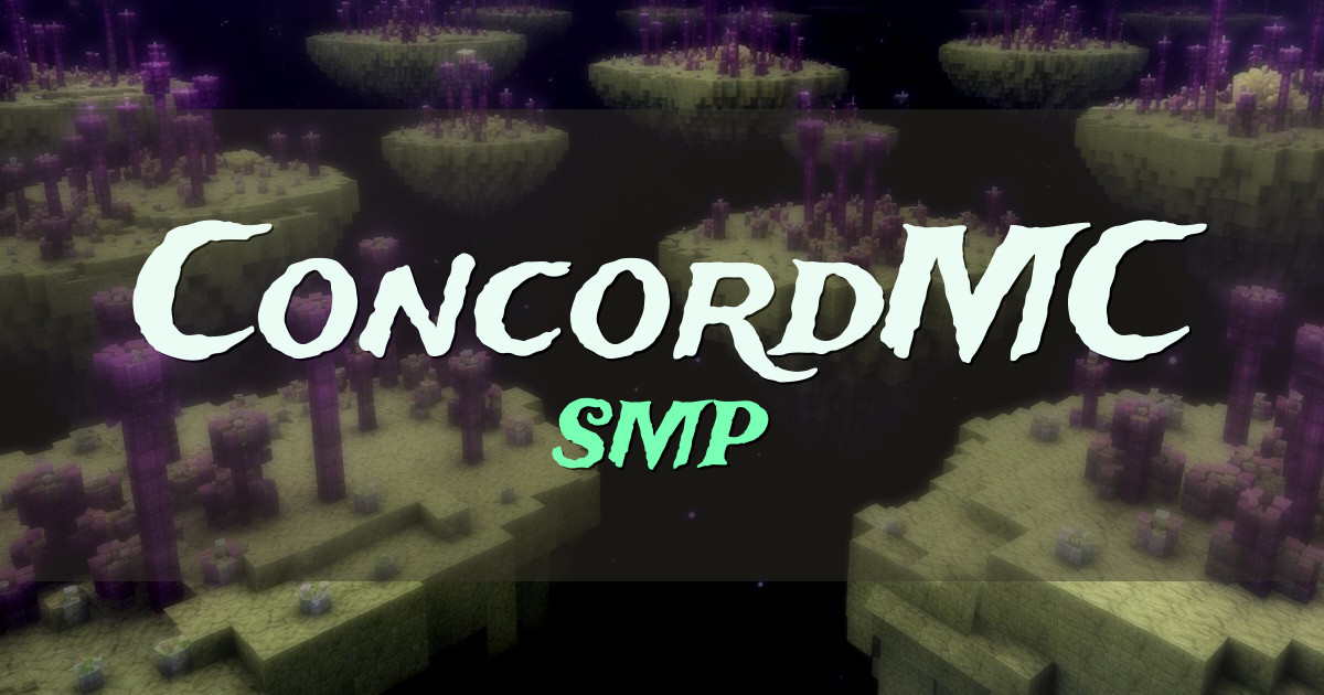 Banner for ConcordMC SMP (play.concordmc.net)