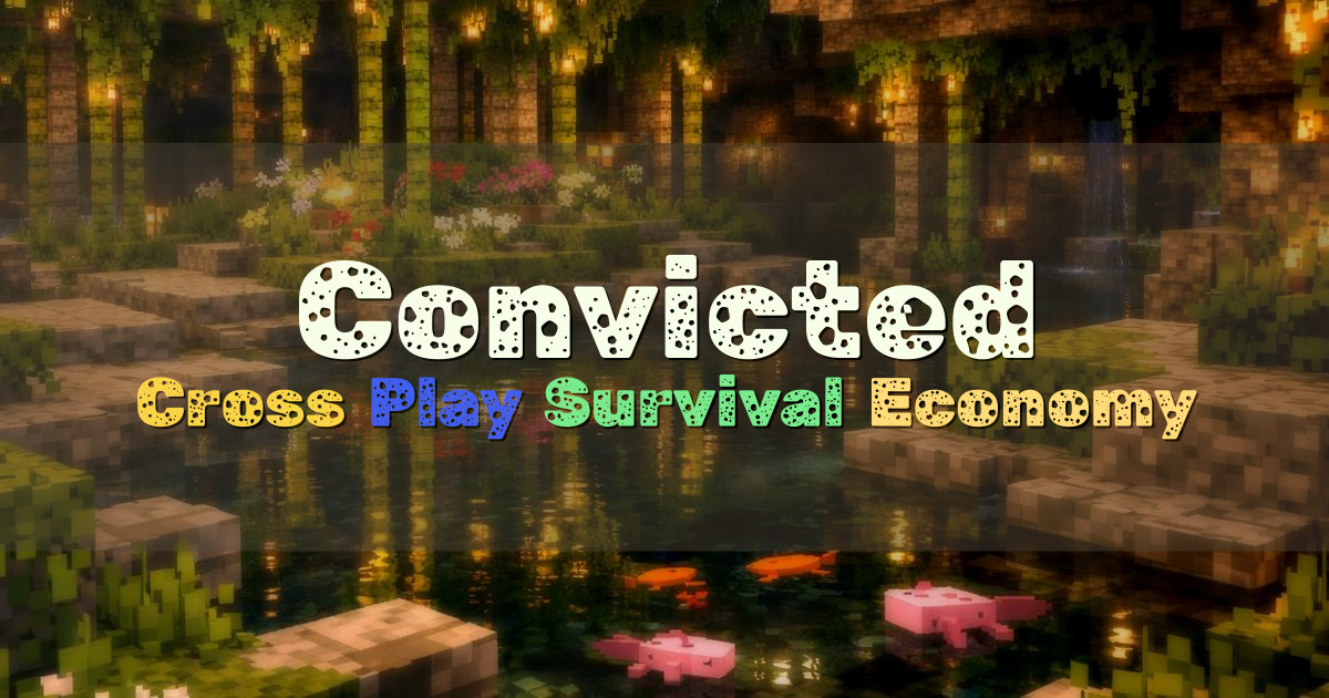 Banner for Convicted.GG Custom SMP Survival (org.convicted.gg)