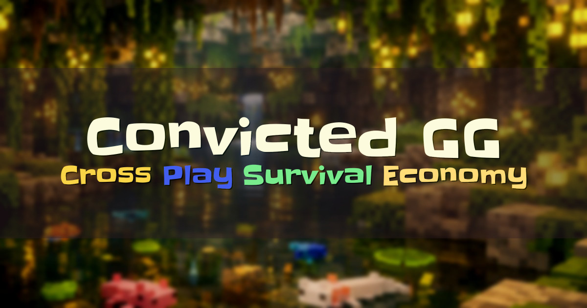 Banner for Convicted.GG Modern Survival SMP (org.convicted.gg)
