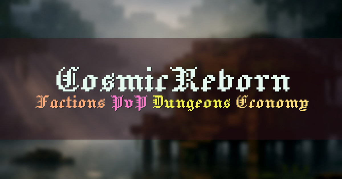 Banner for CosmicReborn Space Age Factions (play.cosmicreborn.com)
