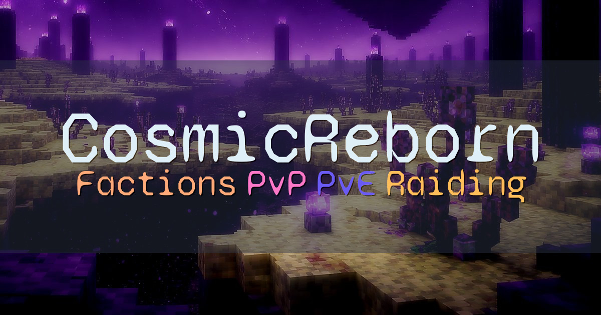 Banner for CosmicReborn Space Age Factions (play.cosmicreborn.com)