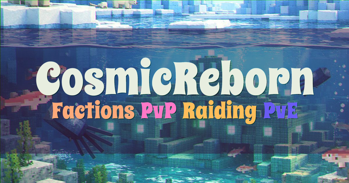 Banner for CosmicReborn Space Themed Factions (play.cosmicreborn.com)