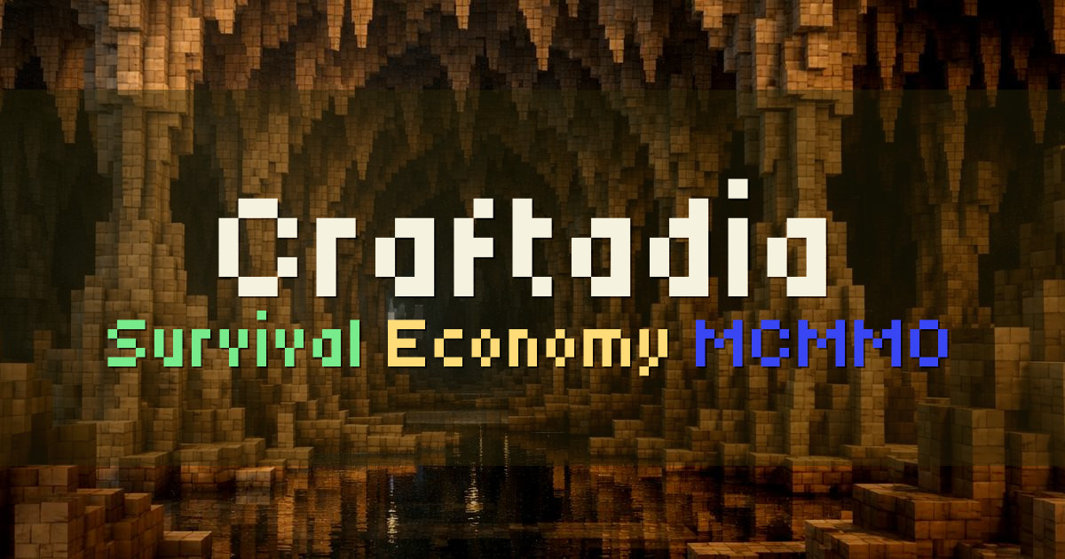 Banner for Craftadia Grief Free Survival Economy (mc.craftadia.com)