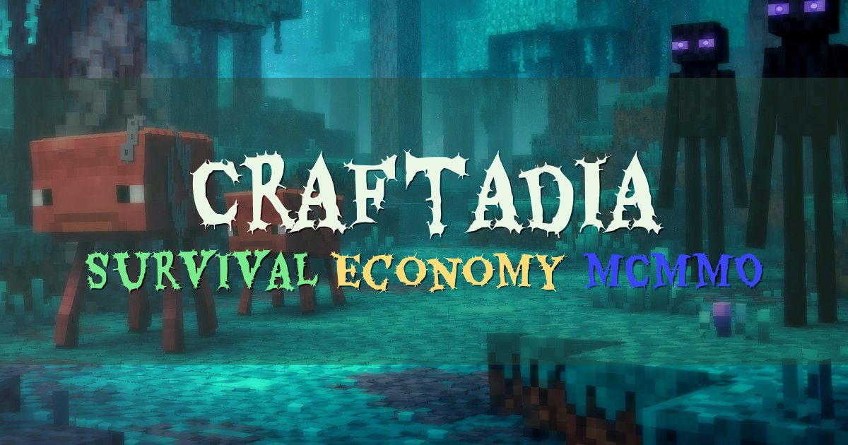 Banner for Craftadia Survival with Economy and MCMMO