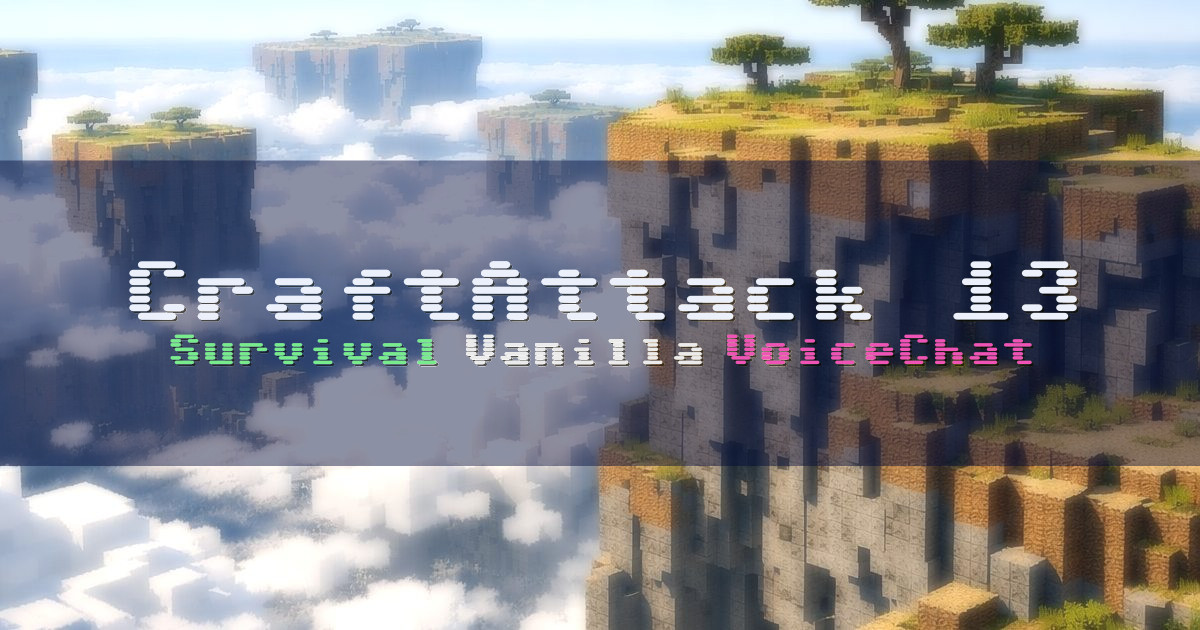 Banner for CraftAttack 13 Community Survival (craftattack.me)
