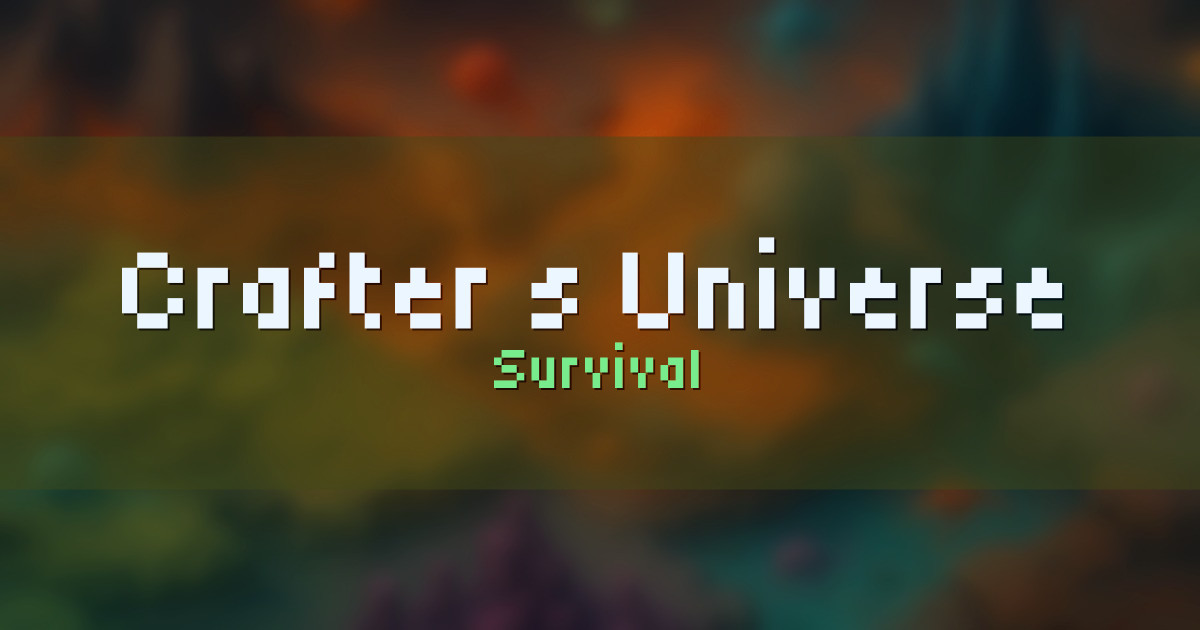 Banner for Crafter’s Universe Survival