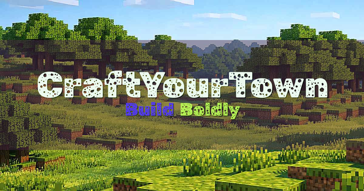 CraftYourTown Towny Minecraft server