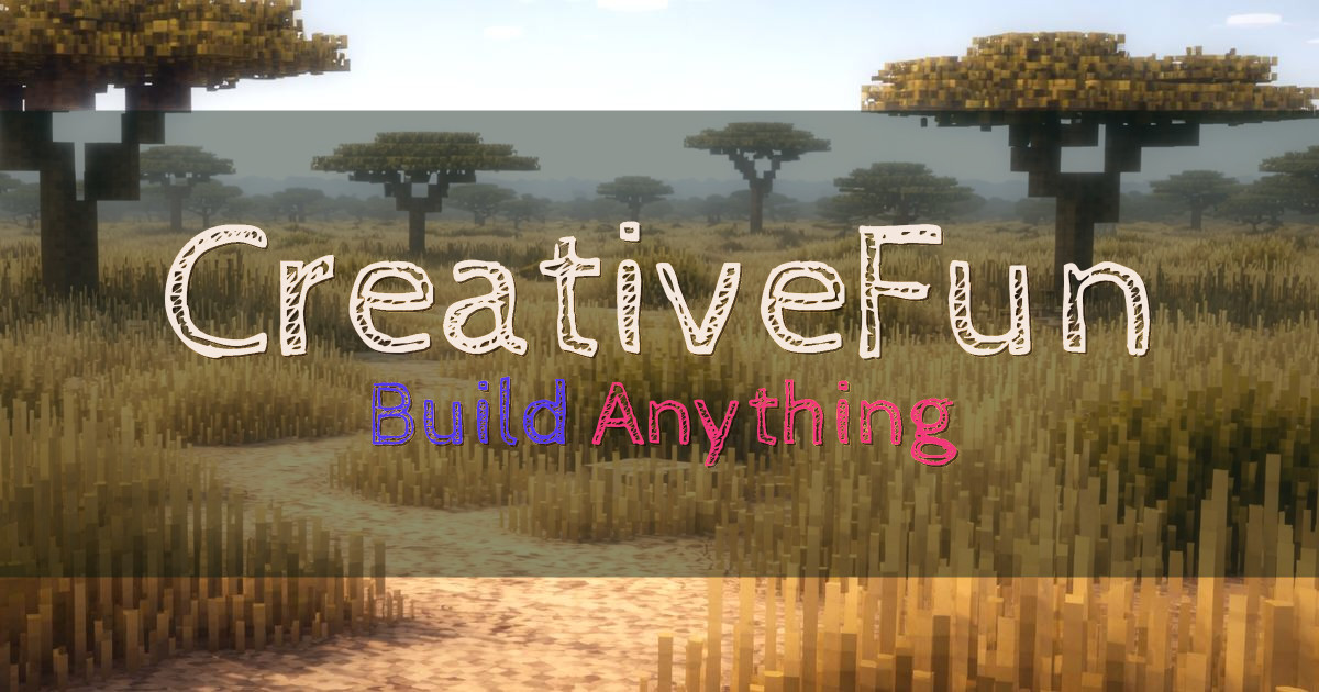CreativeFun Creative Minecraft server