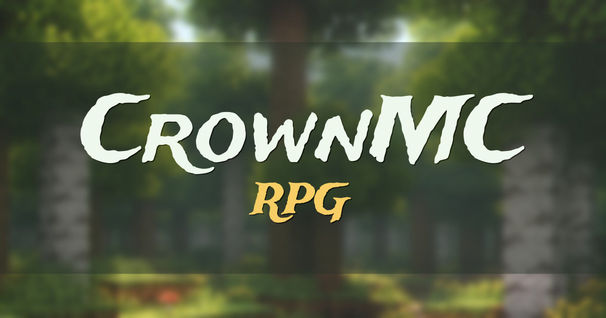 CrownMC RPG Minecraft server