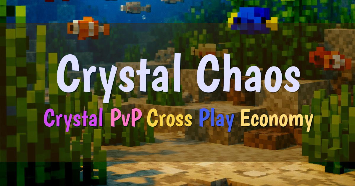 Banner for Crystal Chaos Crystal PvP Arena (play.crystalchaos.net)