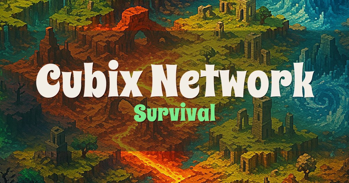 Cubix Network Survival Minecraft server