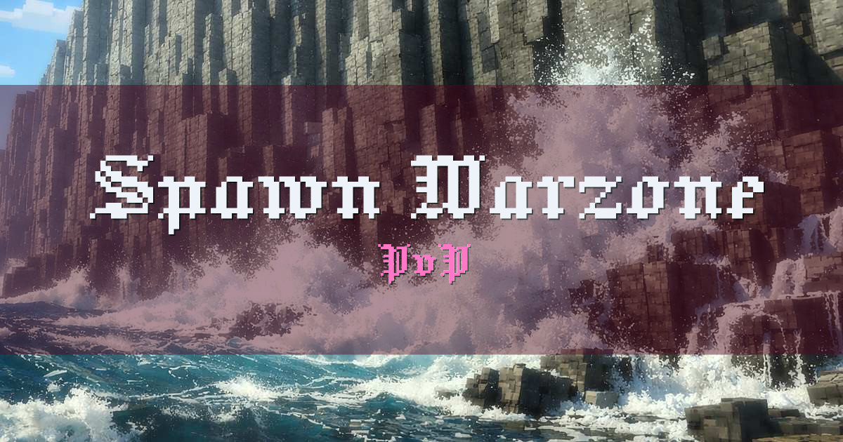 Spawn Warzone PvP Minecraft server