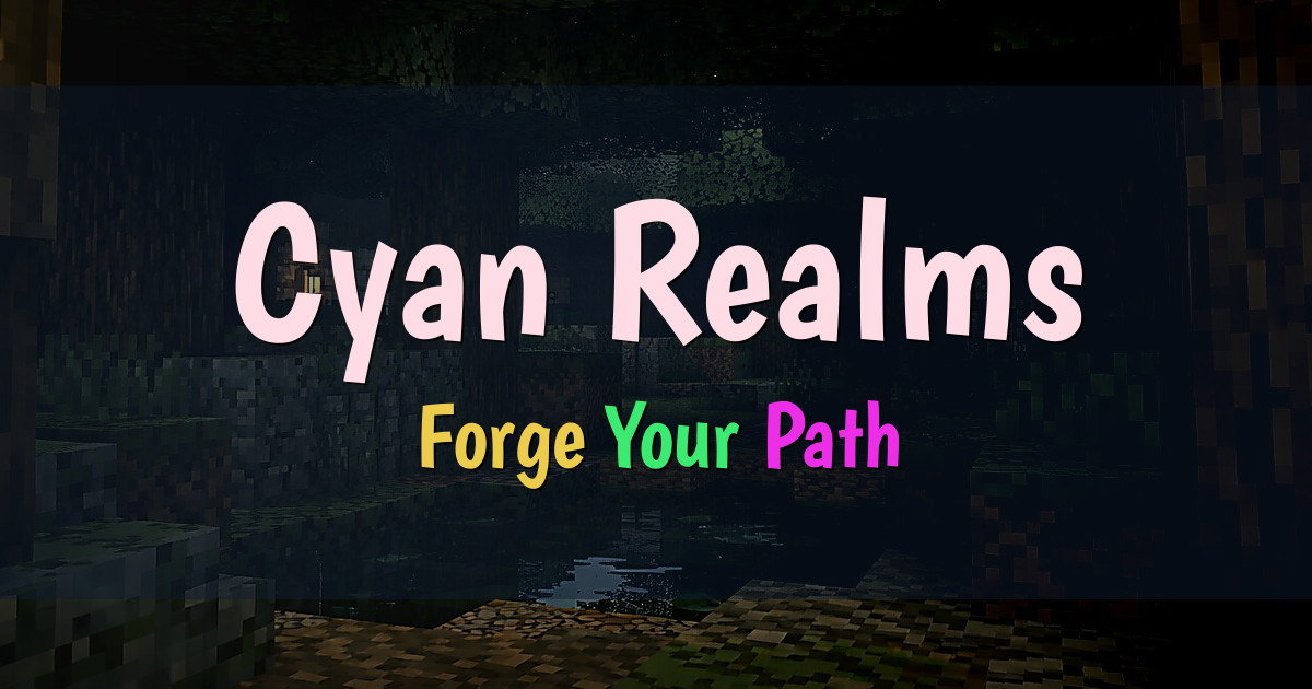 Cyan Realms Survival Minecraft server