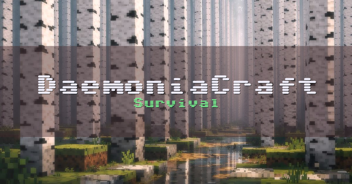 Banner for DaemoniaCraft Survival