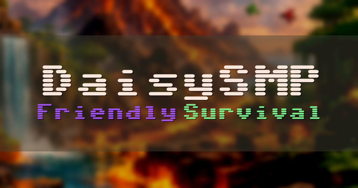 DaisySMP Survival Minecraft server