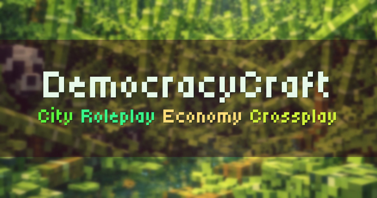 Banner for DemocracyCraft Player Made Law City Roleplay (mcso.democracycraft.net)