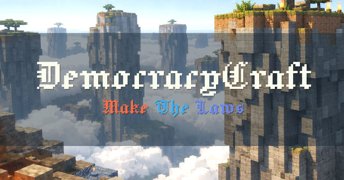 DemocracyCraft Roleplay Minecraft server