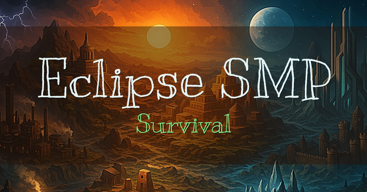 Banner for Eclipse SMP Survival (eclipsesmp.fun)