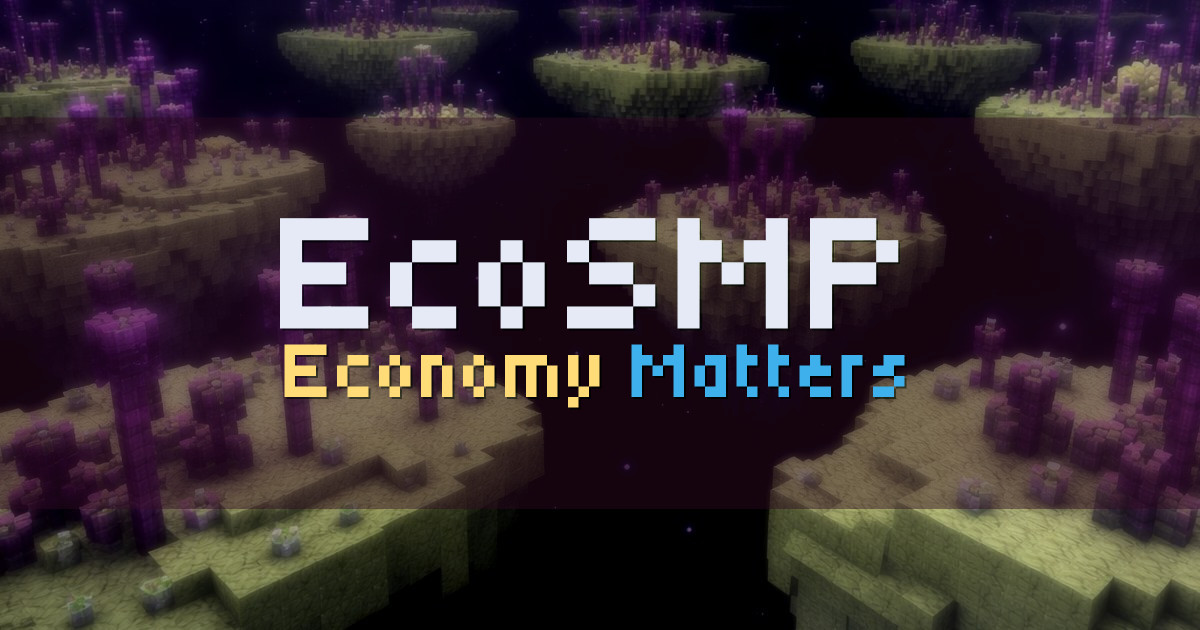 EcoSMP Economy Minecraft server