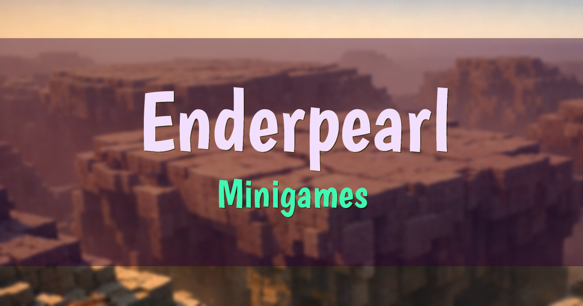 Banner for Enderpearl Minigames (enderpearl.de)