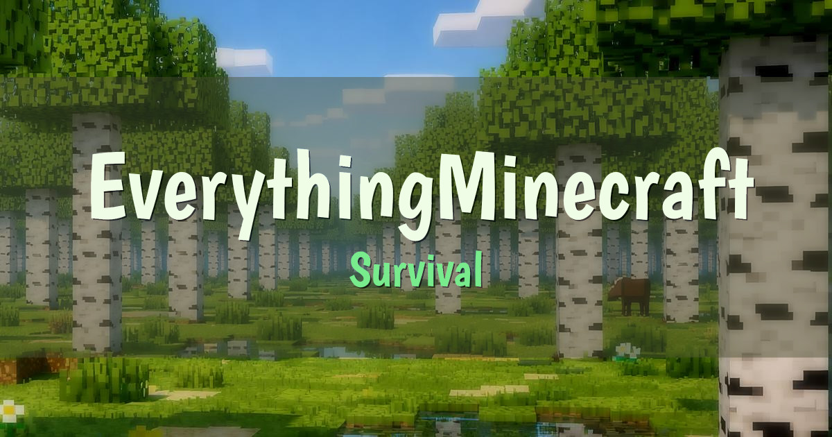 EverythingMinecraft Survival Minecraft server