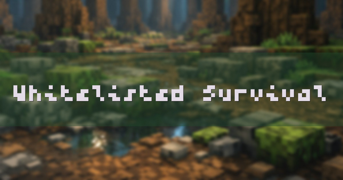 Banner for EverythingMinecraft Whitelisted Survival SMP With Database (everythingminecraft.com)