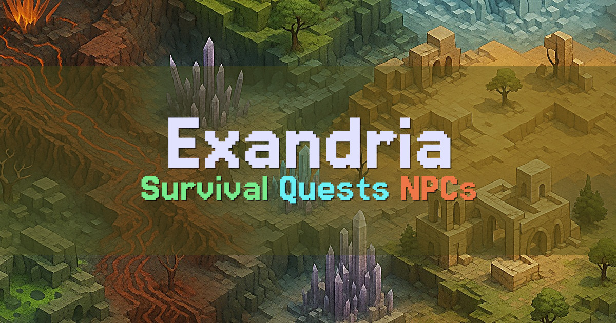 Banner for Exandria Story Driven Survival with Quests (exandria-mc.minecraft.party)