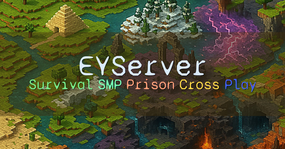 Banner for EYServer Survival SMP and Prison (mcs.eyserver.com)